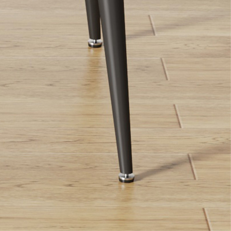 Glass Dining Table With Black Metal Legs, Tempered Top, Fits 4-6 People, Easy To Maintain And Assemble, For Various Rooms Modern Stable Construction 4-6, Assemble Clean, Different