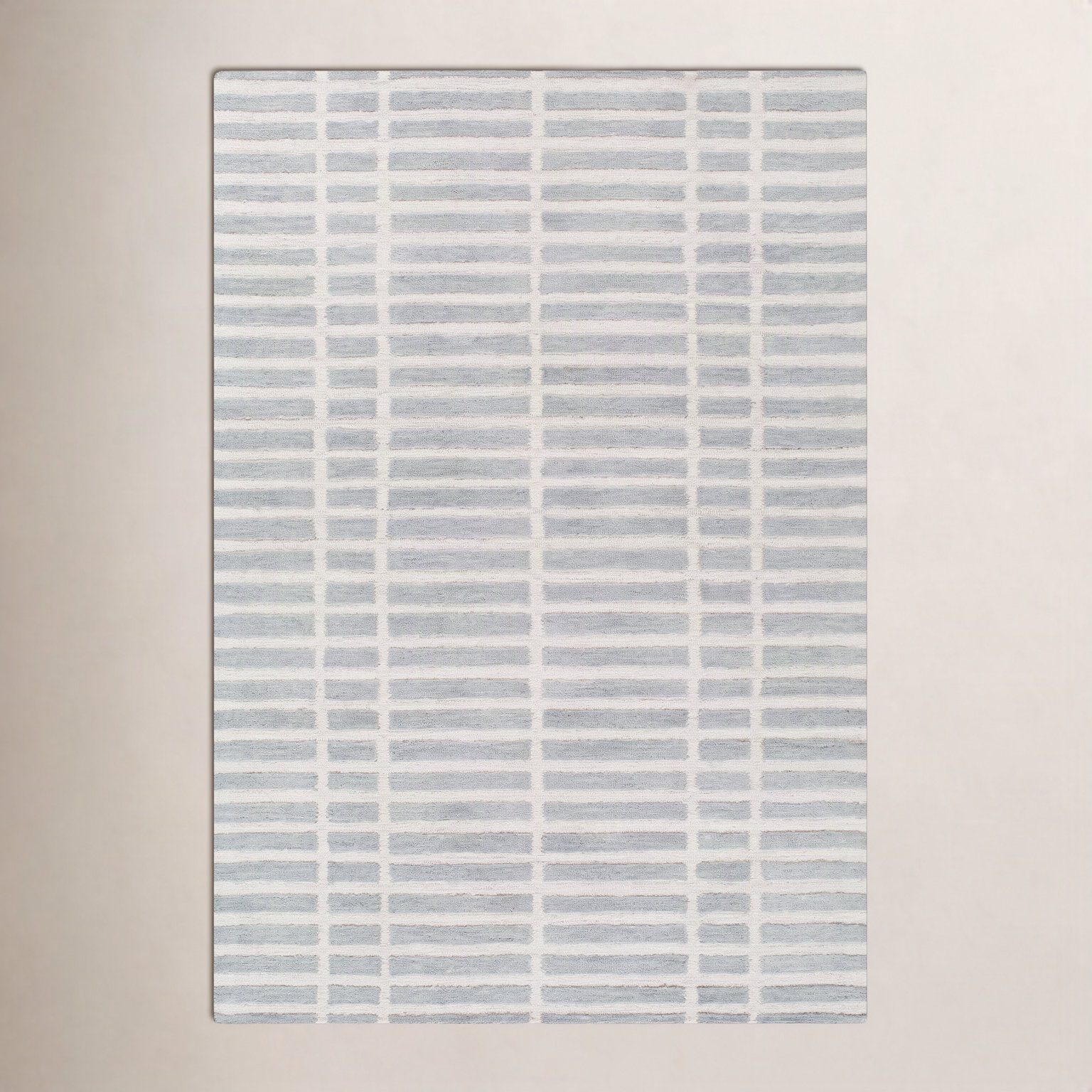 Wright Hand-Tufted Geometric Area Rug, Rectangle 6' x 9'