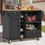 129 cm W Kitchen Island with Top