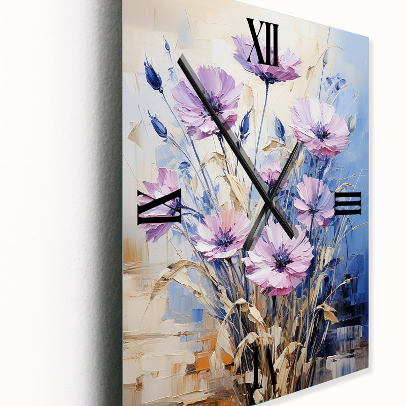Angelynne - Horloges murales Cornflowers, Très grand