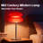 Bedroom Mushroom Lamp, Medieval Modern Bedside Table Lamp, Dimmable Retro Egg Tart Headlight, Unique Home Mushroom Decoration Aesthetic Lovely Living Room Desk Lamp (red)