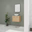 Meuble-lavabo simple 24 po avec comptoir en céramique