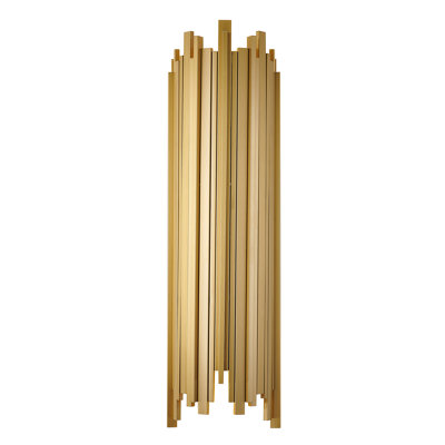 Haga 2-Light Gold Stainless Steel Wall Sconce