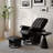 360°Swivel Glider Rocking Recliner Chair With Ottoman-474788385