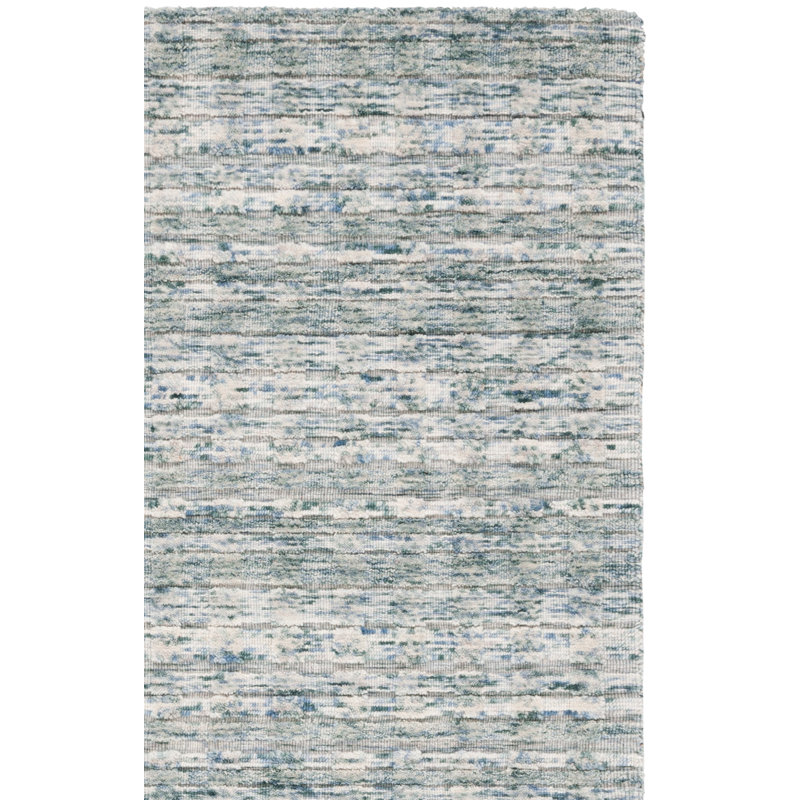Tapis Arim 501 bleu sarcelle / beige, Rectangulaire 8 pi x 10 pi