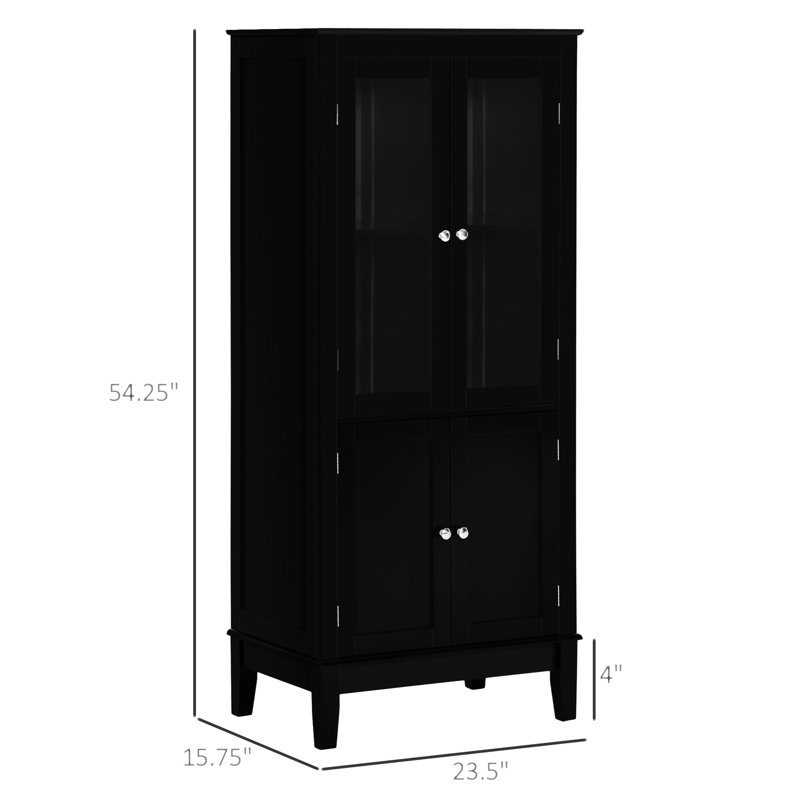 Armoire de sol avec 2 armoires de rangement Kleankin