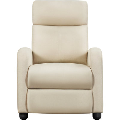 color Manual Glider Recliner with 3 Relaxation Modes