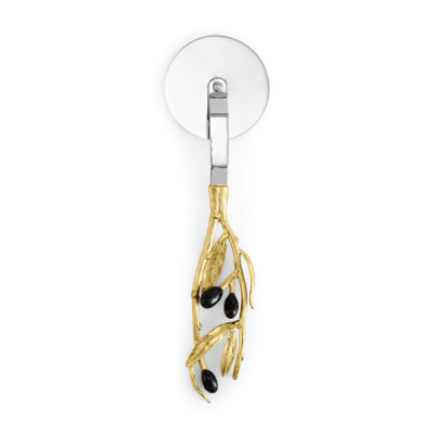 Michael Aram Olive Branch - Piece Stainless Steel Stainless Steel Pizza Cutter Set