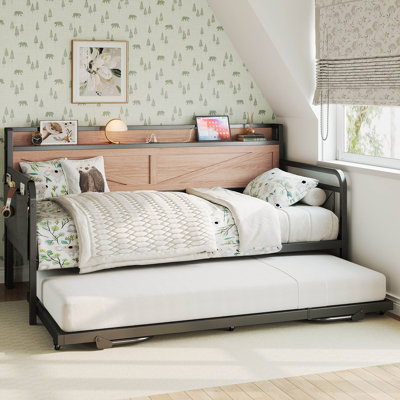 Twin Daybed with Trundle Bed
