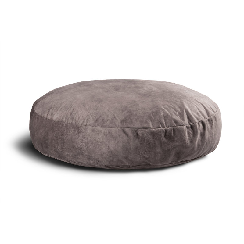 Jaxx 6 Foot Cocoon - 2-in-1 Convertible Bean Bag Bed & Large Bean Bag Chair for Adults , Pewter Micro Velvet