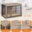 Metal Pet Crate with 2 Doors-824114050