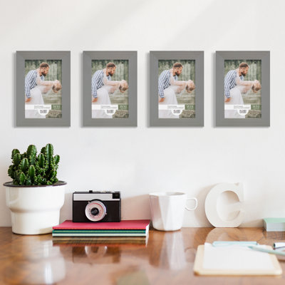 Cadre photo en bois mat