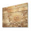 «Pure White Chrysanthemums Magic I - Chrysanthemums Wood, art mural sur bois de pin naturel-101406446