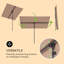 11.2cm X 11.5cm Rectangular Balcony Parasol-62757936