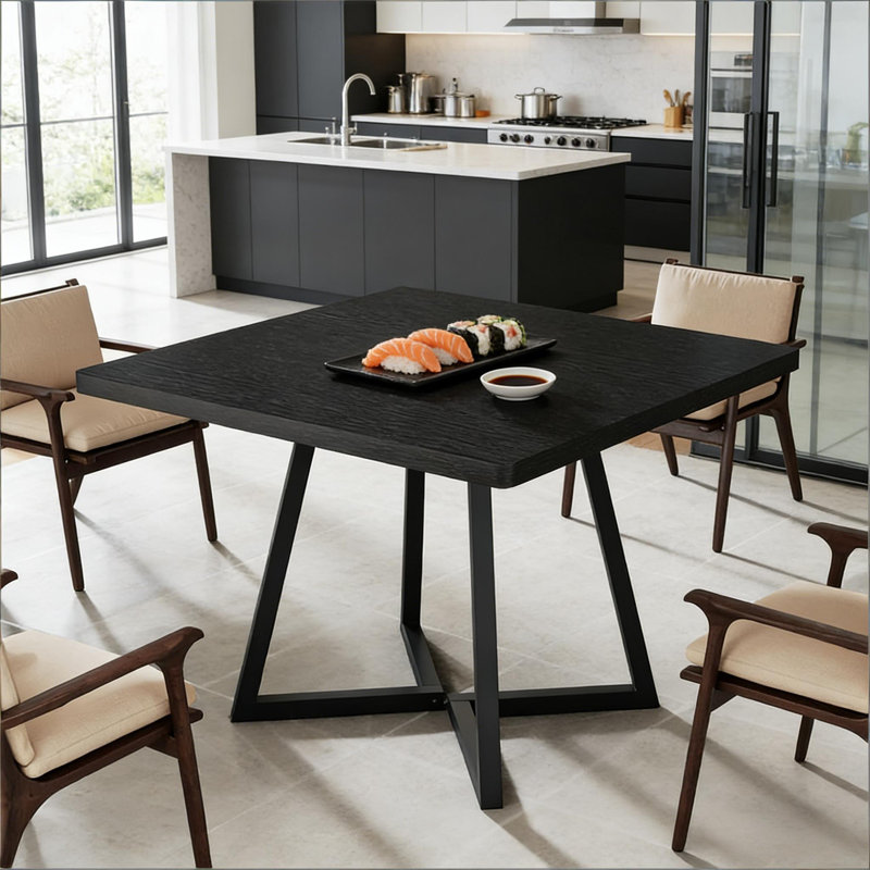 Table de salle à manger rustique en bois de ferme et table de conférence moderne en bois massif | Idée de cadeau