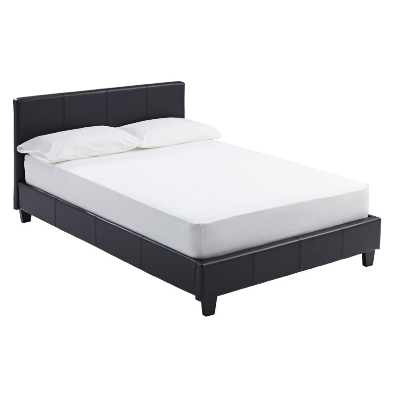 Upholstered Bed, Black, Kingsize (5')
