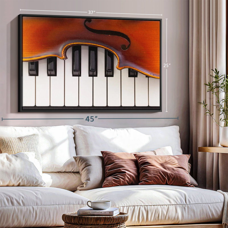 Classical Instruments Canvas Print, 25" H x 37" W