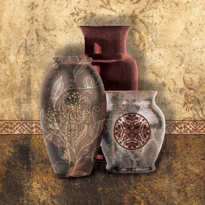 Vases à motifs floraux