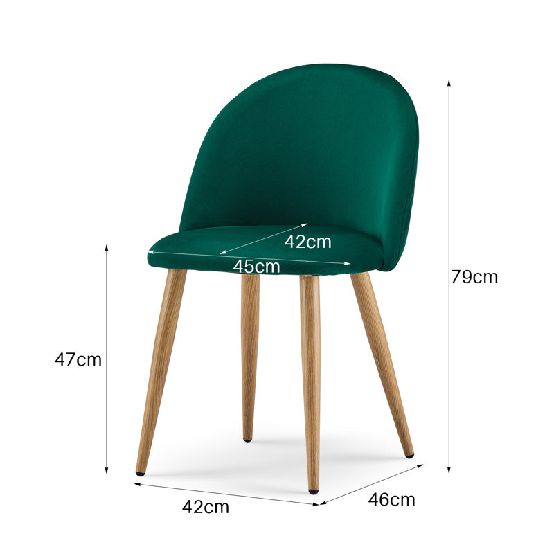 Revamp Upholstered Dining Chair, Green