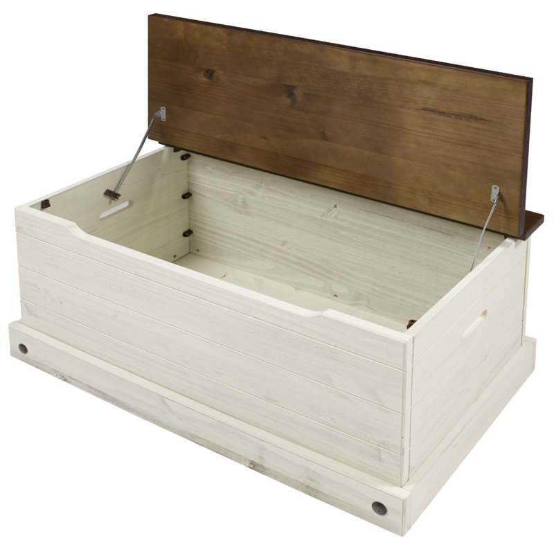 Danele Solid Wood Blanket Chest, Coffee