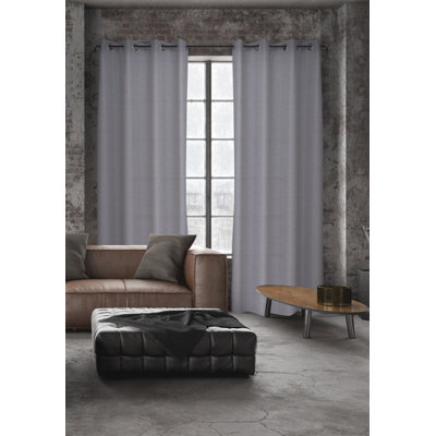 Tringle à rideaux simple en acier noir mat 0,75 po Yarisbeth