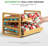 Bamboo Rolling Can Organizer , Stackable