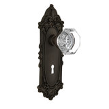 Victorian Plate with Decorative Keyhole and Waldorf Door Knob