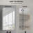 Cumber W H Frameless Medicine Cabinet Mirror Fixed-289070840
