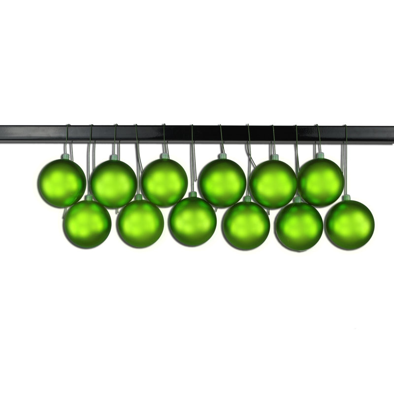 Ornement boule solide, Vert lime