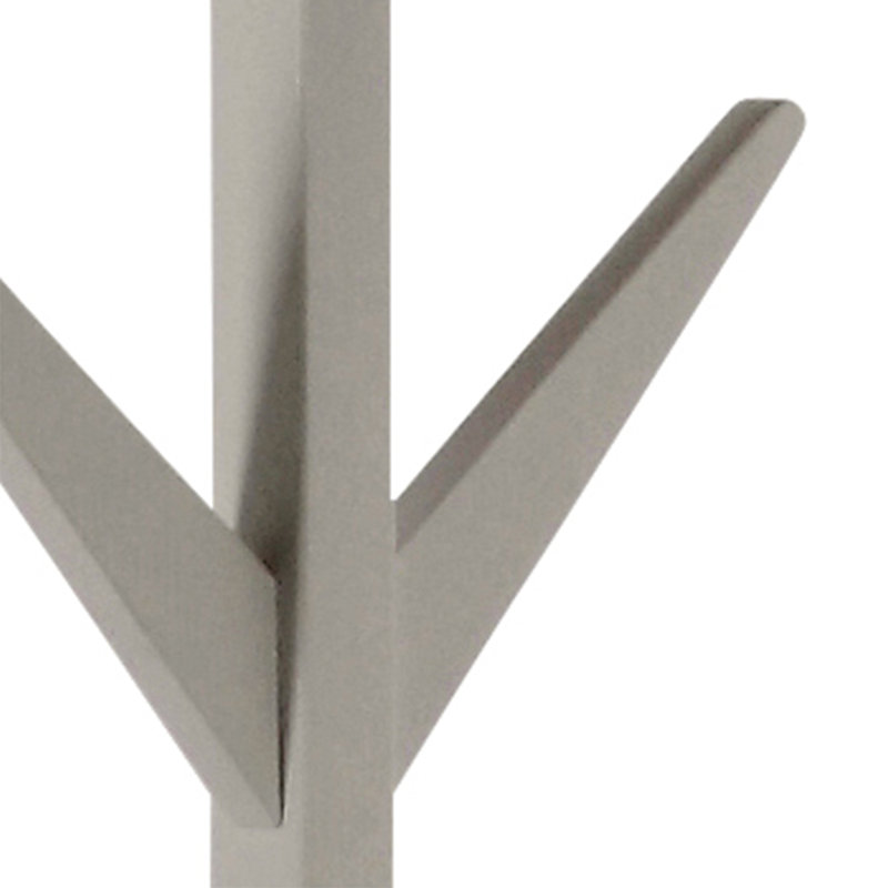 Jahiem Freestanding 8 - Hook Coat Rack, Grey