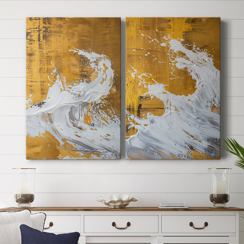 ABSTRACT Series CDXXI-Premium Gallery Wrapped Canvas -Ready to Hang, 18" H x 24" W