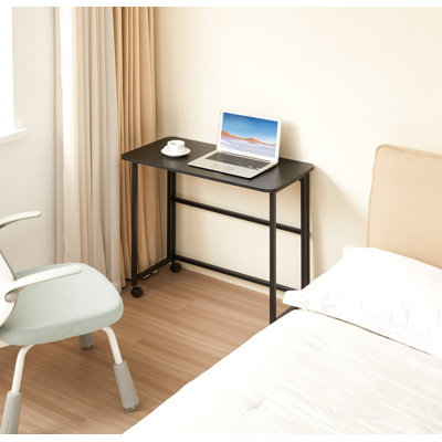 Folding Desk Small Foldable Desk for Small Space, 31.5 Inches Writing Computer Desk in Study, Home Office Foldable Office Desk for Bedroom, White