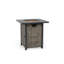 Foyer de table au propane de 28 po, foyer carré en acier de 50 000 BTU pour terrasse de jardin