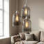 23 cm H Drum Glass Lamp Shade