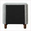 Table de chevet 2 tiroirs Grey Boucle