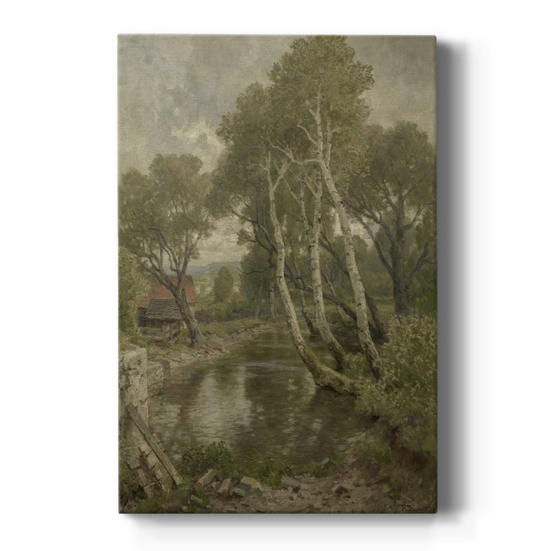 Paysage rétro CLxxl III - galerie Cavas, H 18 po x l 12 po