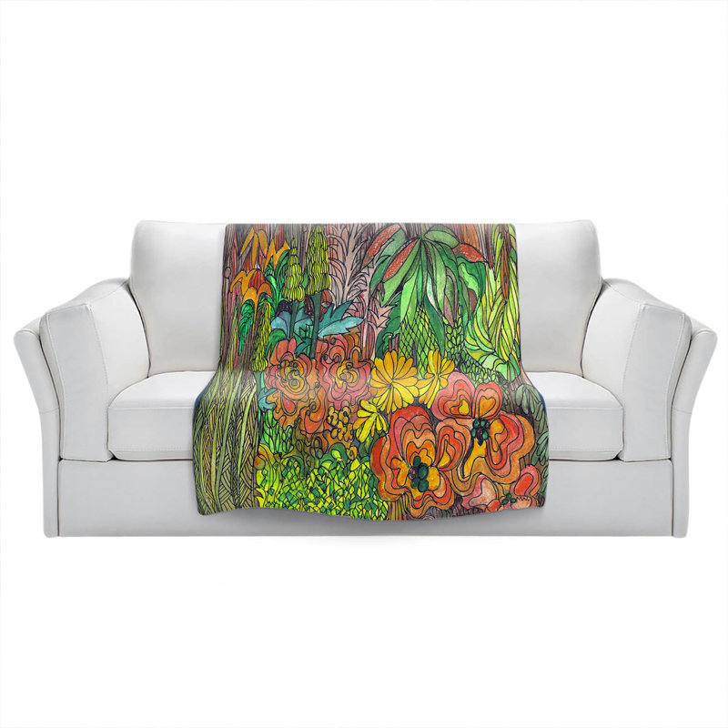 Couverture tropicale , 68 po x 80 po