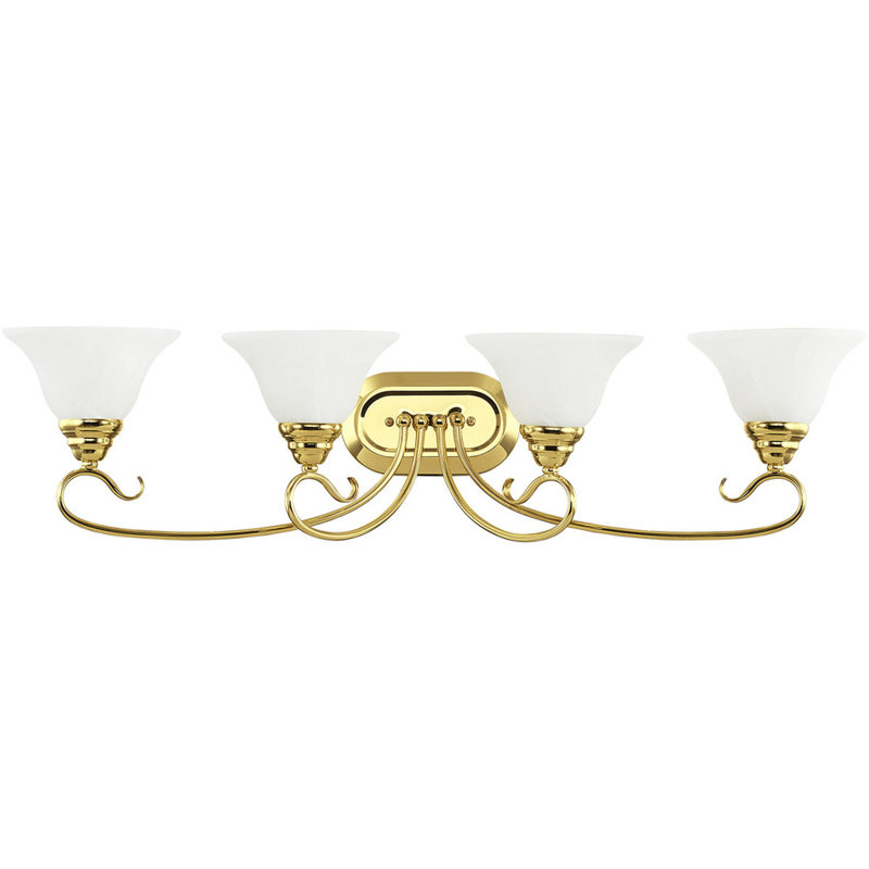 Midtown 4 - Light Vanity Light, Polished Brass