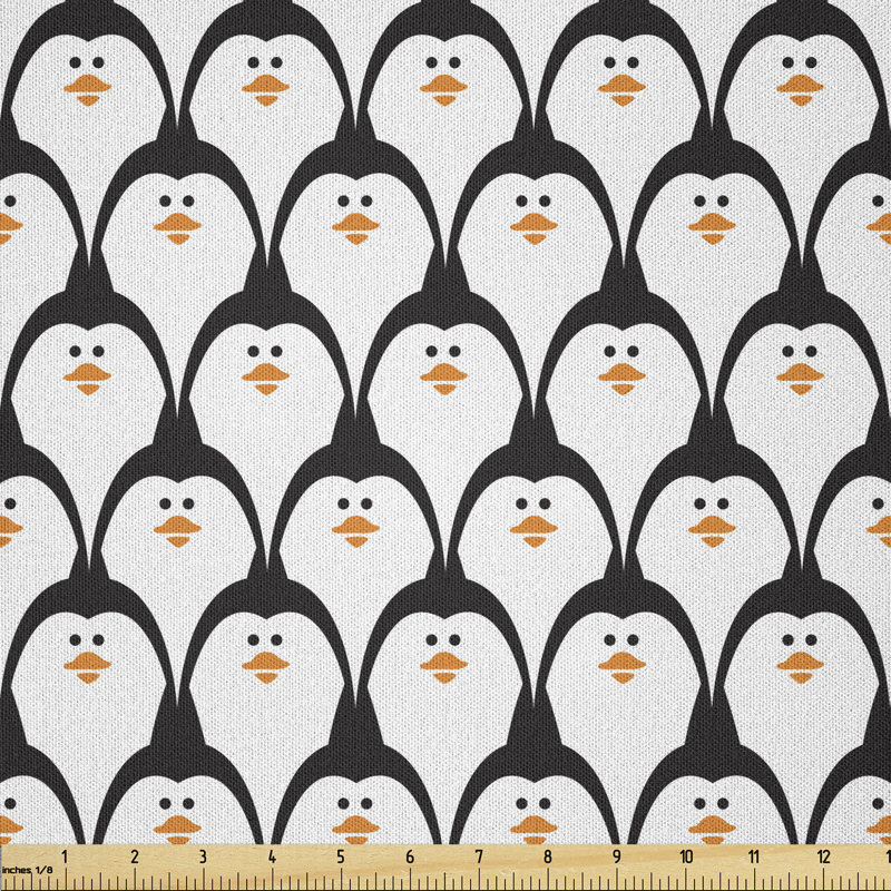 Darriel Funny Arctic Creatures Animal Multi-Purpose Fabric