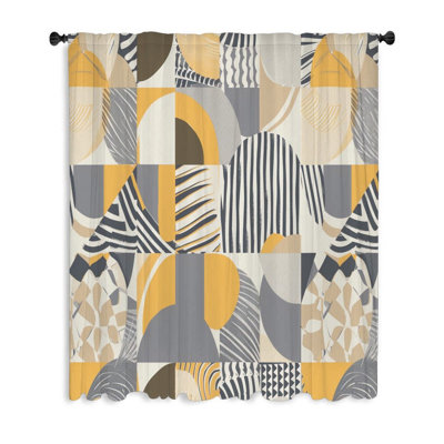 Rideau transparent en polyester Heinecker