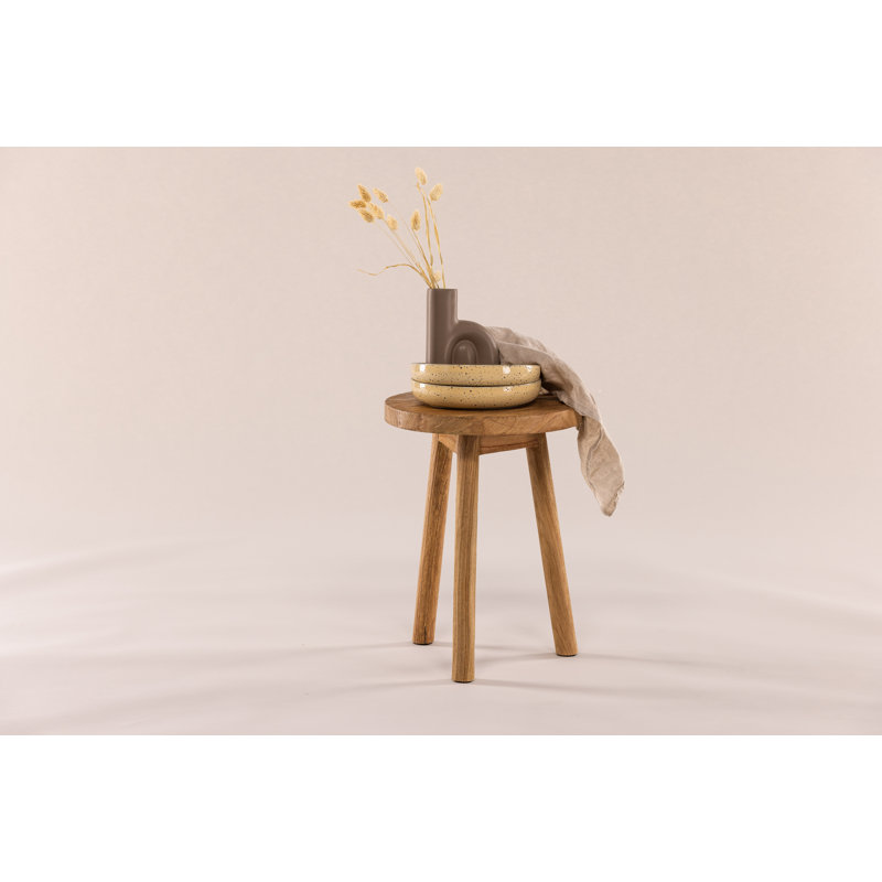 Idylberry Solid Wood Accent Stool