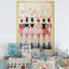 Rose Pop Art, filles, ballet - Ballet, art mural-124465719-124465716