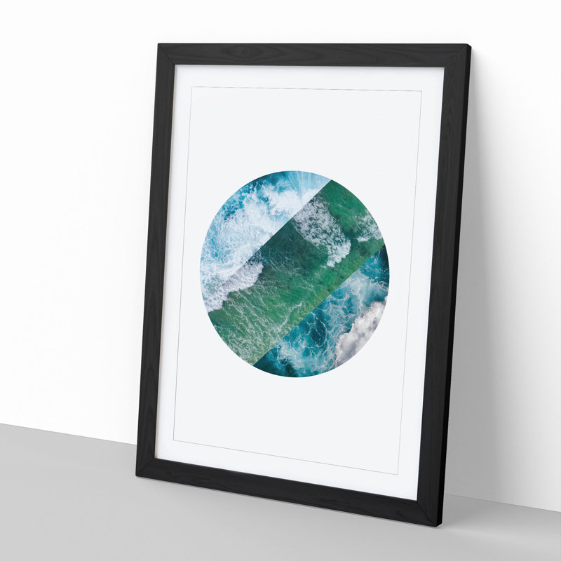 Planet Wave - Picture Frame Graphic Art, Black Framed, 48cm H x 36cm W x 2cm D