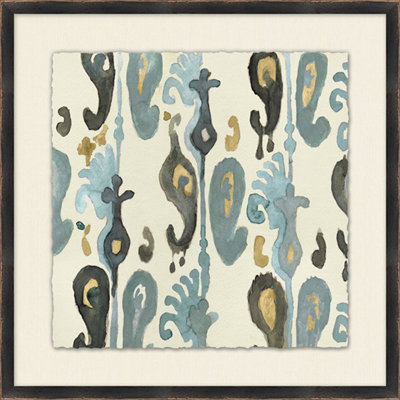 Neutral Ikat Study 6 Painting