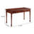 Brown Rectangular Medium Solid Wood Writing Desk-1607322314