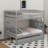 Full Over Full Bunk Bed With Drawers-1975790197