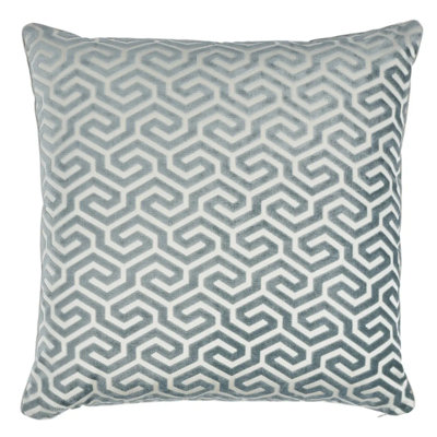 Ming Fret Velvet Pillow