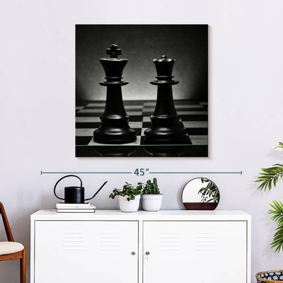 Senne Black Chess Pair