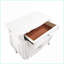 Ensemble de chambre à coucher 4 pièces pour lit très grand moderne en bois blanc neige | Blanc | Bois