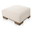 JUNE OTTOMAN PERFORMANCE FABRIC OATMEAL